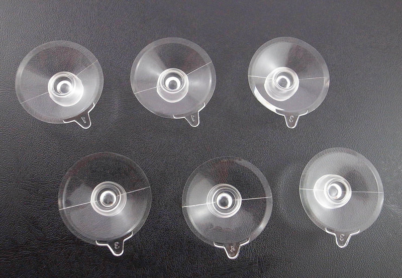 6 Pcs.Clear Suction Cups for Beltronics, Escort and Cobra Radar Detectors