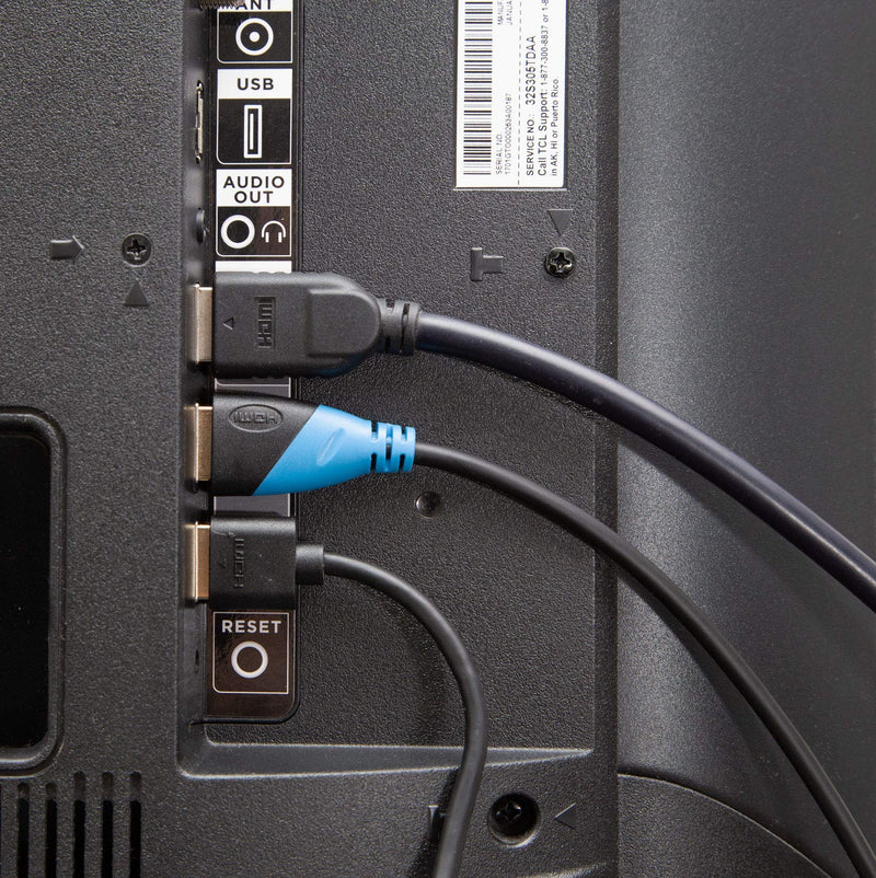 Pacroban Slim HDMI Cable (6ft - 2pack, Black) 6ft - 2pack