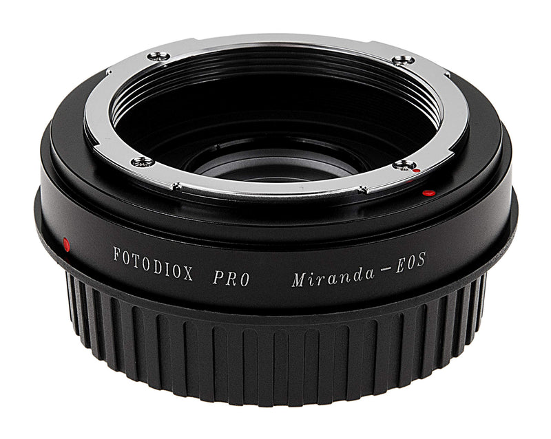 Fotodiox Pro Lens Mount Adapter, for Miranda (MIR) Lens to Canon EOS EF Mount DSLR Camera Body Single