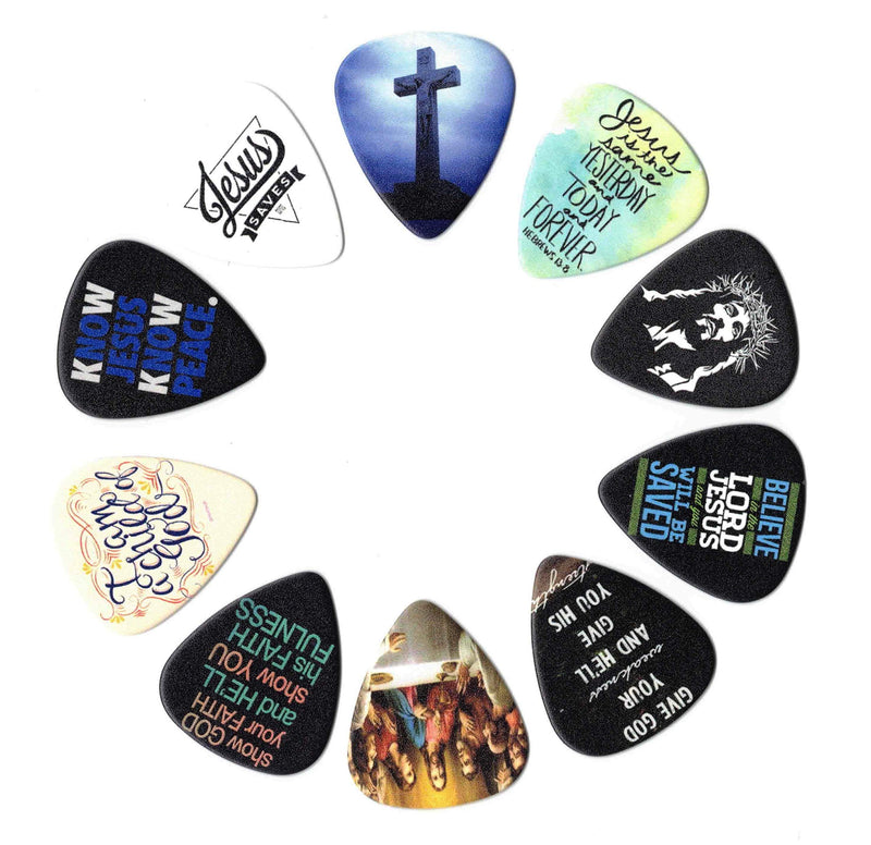 Christian Guitar picks | Jesus Christ Guitar Picks (10 in a pack)