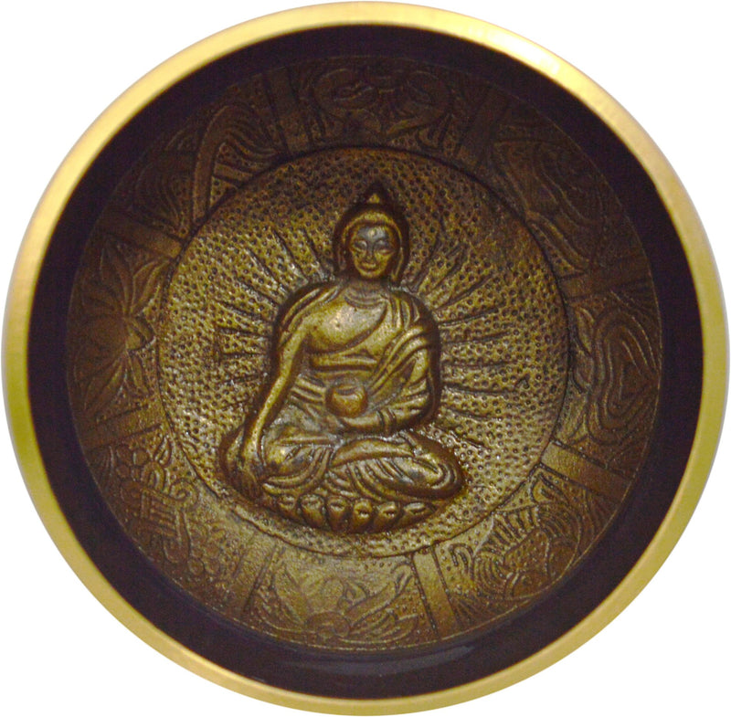 Zap Impex ® Beautiful Christmas Gift New Handmade Brass Buddha Sound Bowl Tibetan Meditation Yoga Sound Bowls 4 inch