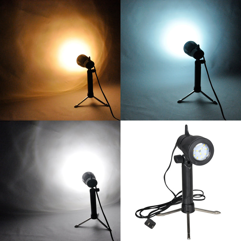 Emart Photography LED Continuous Light Lamp 5500K Portable Camera Photo Lighting for Table Top Studio - 2 Sets