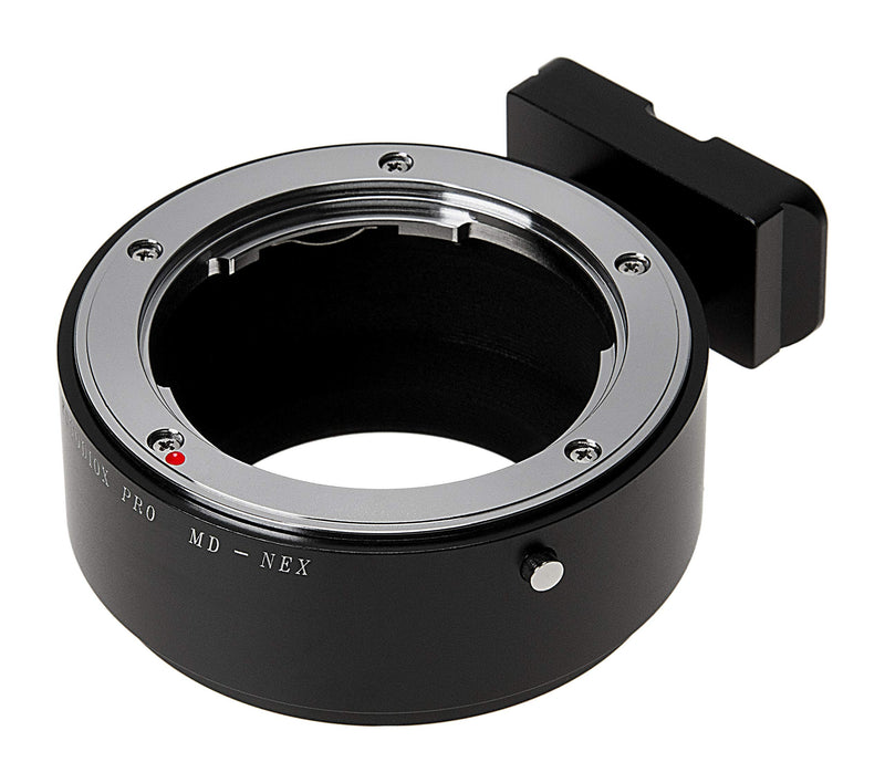 Fotodiox Pro Lens Mount Adapter, Minolta MD/MC/SR Rokkor Lens to Sony Alpha NEX Camera, fits Sony NEX-3, NEX-5, NEX-5N, NEX-7, NEX-7N, NEX-C3, NEX-F3, Sony Camcorder NEX-VG10, VG20, FS-100, FS-700