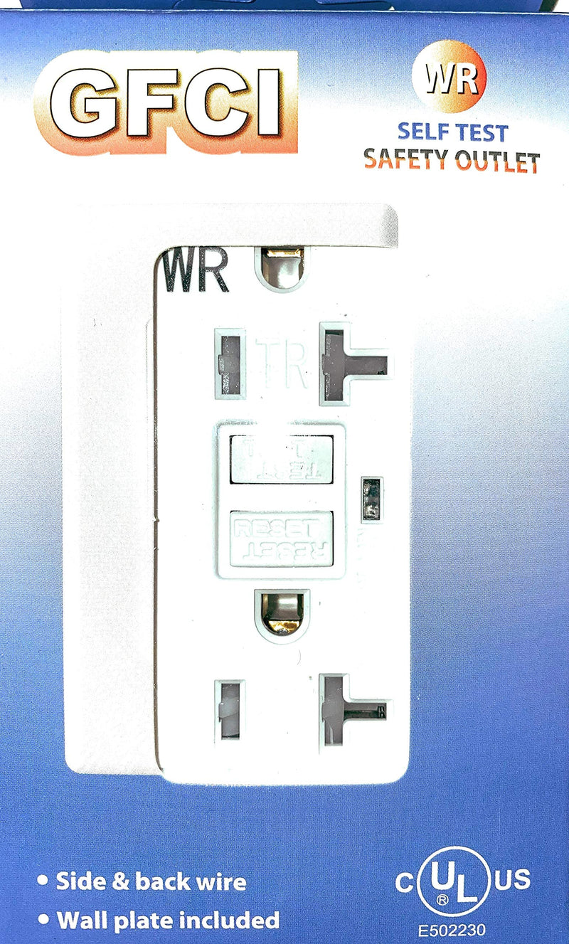 GFCI 20 AMP OUTLET 4 PACK