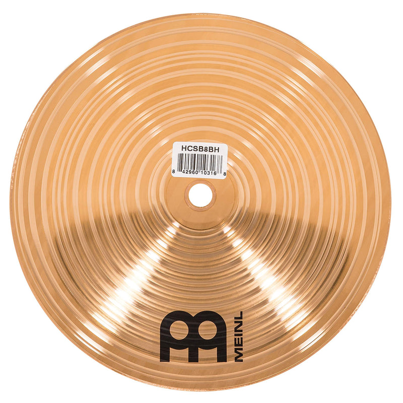Meinl Cymbals 8” Bell, High Pitch – HCS Traditional Finish Bronze for Drum Set, Made In Germany, 2-YEAR WARRANTY (HCSB8BH)