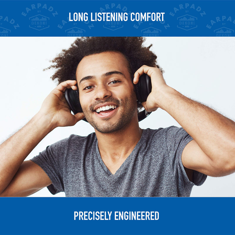 [AUSTRALIA] - Earpadz Replacement for Bose 700 Active Noise Canceling Headphones Ear Pads, Protein Leather Headphone Cushions (Midnight, Black, 1 Pair) 