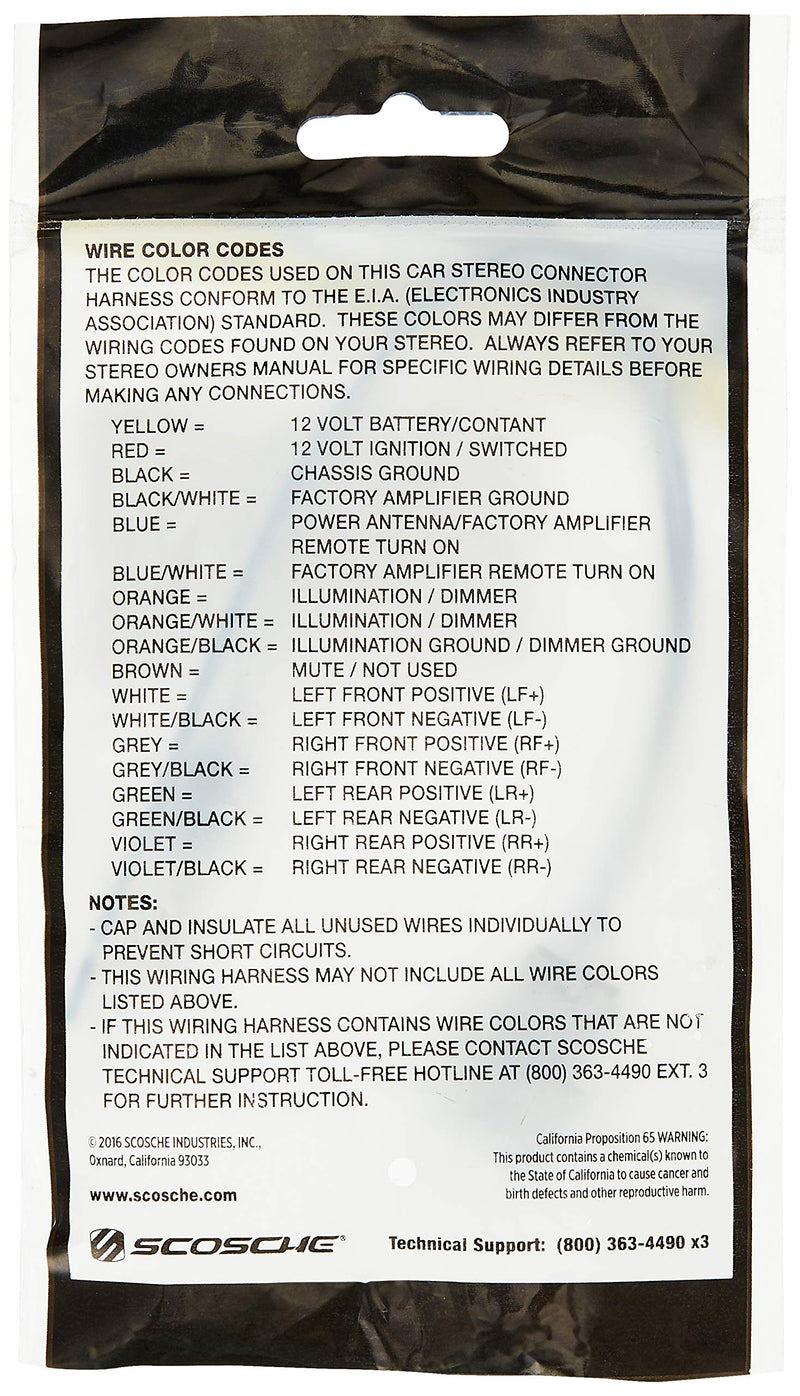 Scosche NAA2B Compatible with 2007-Up Nissan/Infiniti Diversity Antenna Adapter Standard Packaging