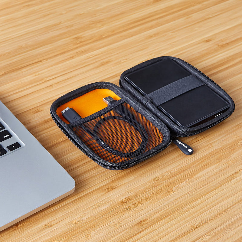 Amazon Basics External Hard Drive Portable Carrying Case 1 Pack External Hard Drive Case