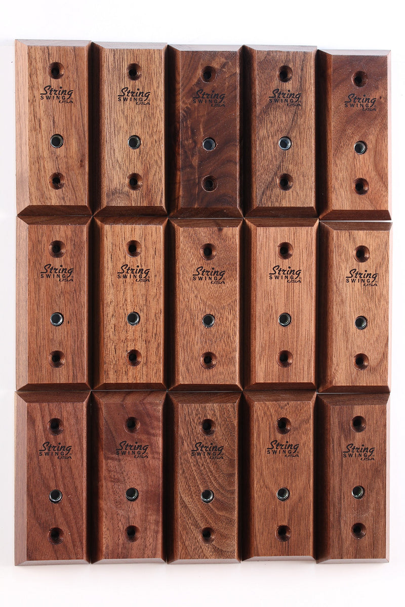 [AUSTRALIA] - String Swing Ukulele Wall Mount Stand for Mandolin Ukele – Concert Pineapple Soprano Tenor and Baritone Compatible – Case Alternative Kit for Home or Studio - Black Walnut Hardwood CC01UK-BW 
