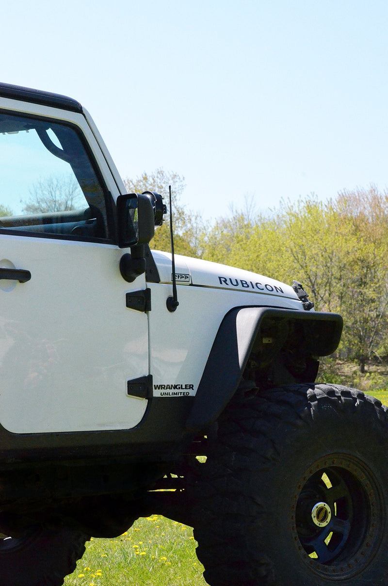 [AUSTRALIA] - AntennaMastsRus - 17 Inch All-Terrain Flexible Rubber Antenna is Compatible with GMC Sierra 2500 (1985-2005) - Spring Steel Internal Core 17" ALL-TERRAIN Black 