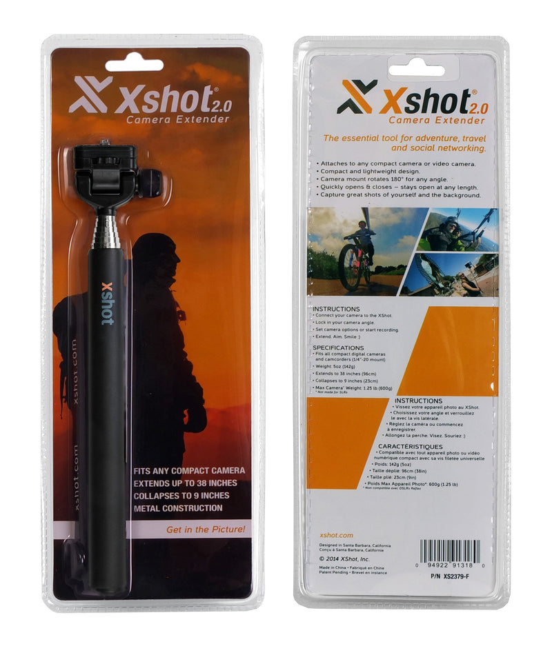 [AUSTRALIA] - XShot 2.0 Camera Extender for Most Cameras XS2379-F Standard Camera Mount 