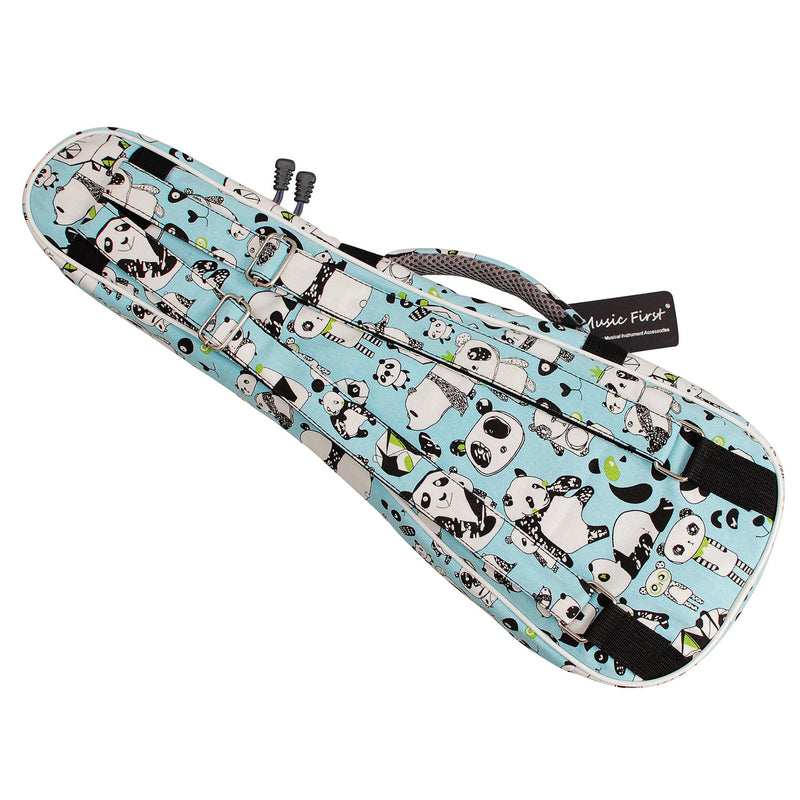 MUSIC FIRST cotton"PANDA" ukulele case ukulele bag ukulele cover, New Arrial, Original Design, Best Christmas Gift. (21 inch Soprano, PANDA) 21 inch Soprano