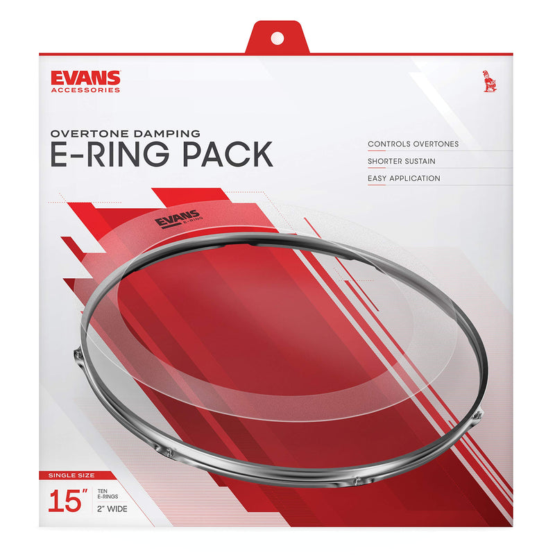 Evans 2 Inch E-Ring 10 Pack, 15 Inch Filler Packs (10 Packs) 15" x 2"