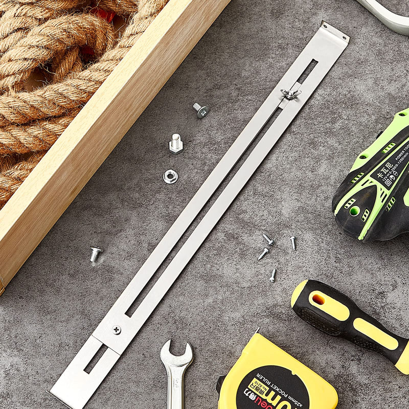 [AUSTRALIA] - Drawer Repair Kit Hardware Furniture Accessories Brackets Replacement Kitchen Drawer Kit Drawer Replacement Parts for Reinforce Repair Wooden Chipboard Dresser Drawers, Includes Screws (3) 3 