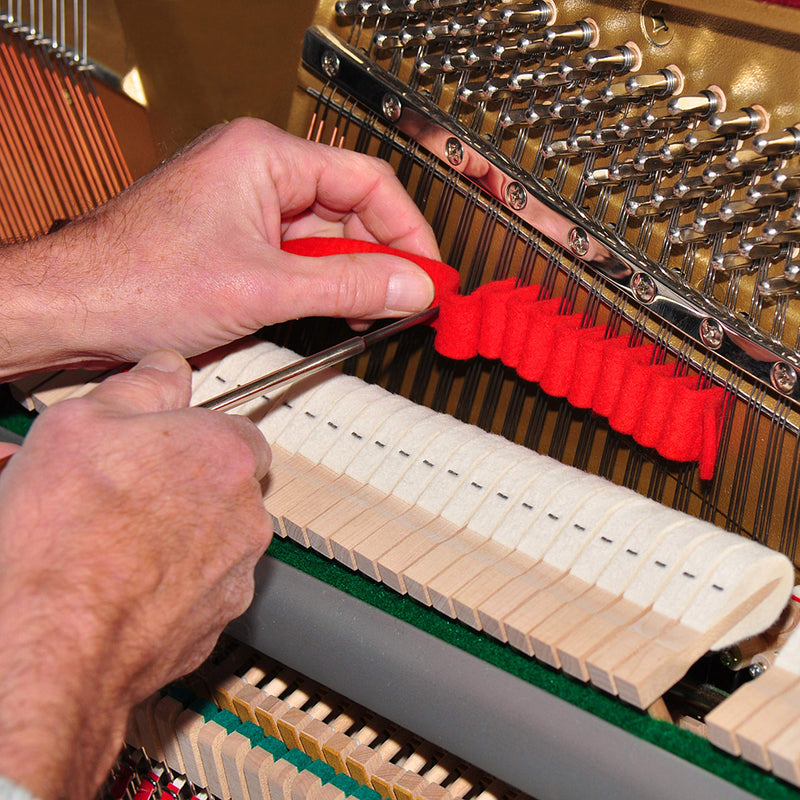 INKNOTE Professional Piano Tuning Kit-Universal Wrench Hammer,Mute tools,Fork,dust-free cloth and Piano Stickers,Best Tuning Tools for apprentices,students,or anyone wanting to learn piano tuning