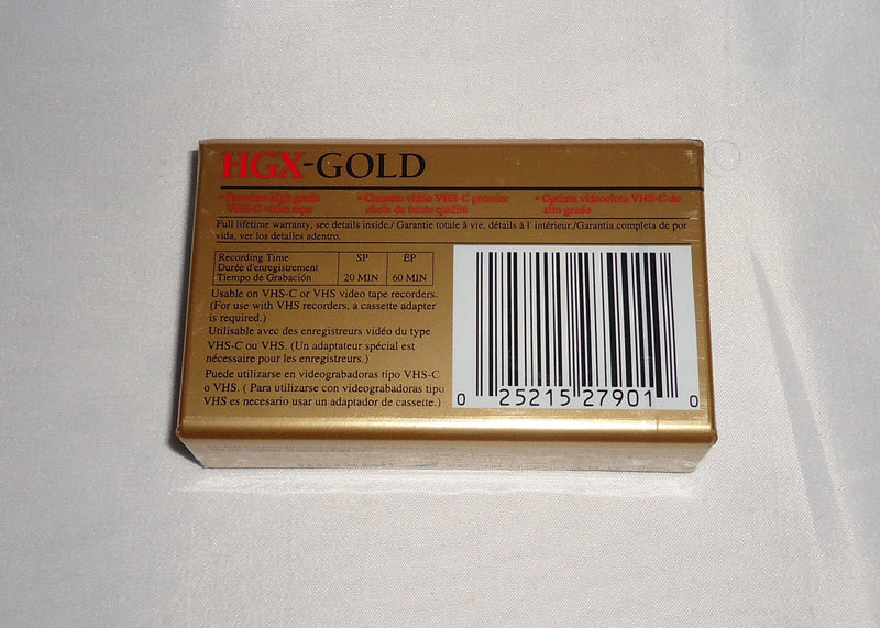 Maxell HGX-Gold 20 Special Event - Blank VHS-C Tape