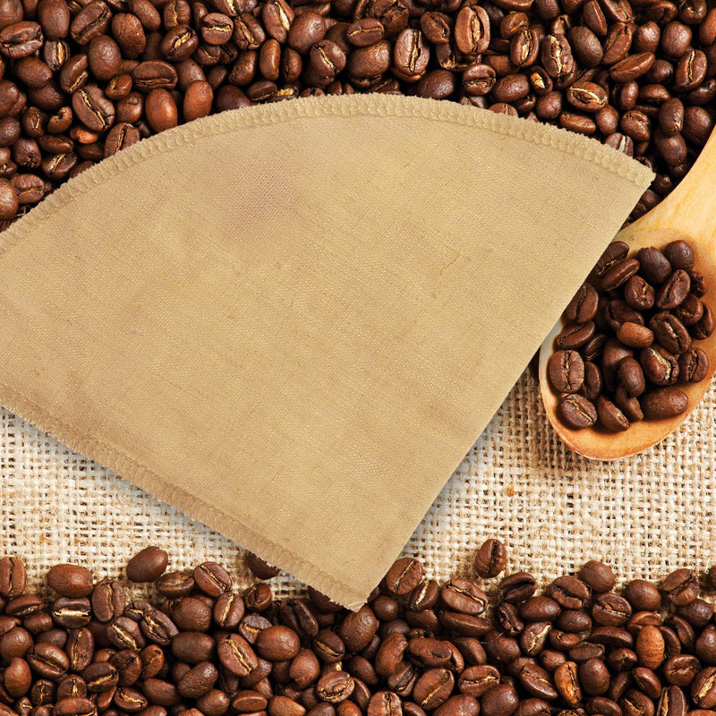 Bolio Organic Hemp Cone Pour Over Coffee Filters - Durable, EcoFriendly, Reusable (1, No.4) 1