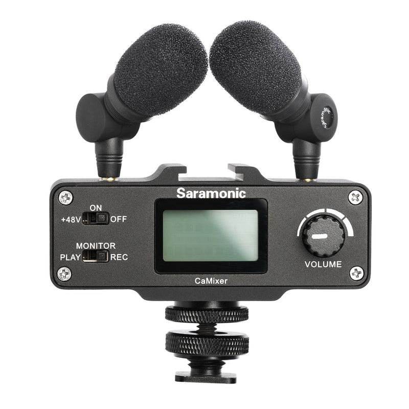 Cameras Microphone 3.5mm Vlog, Saramonic Plug & Play Mic Omnidirectional Mic for DSLR, Camcorders, CaMixer, SmartMixer, LavMic, SmartRig+, UWMIC9/UWMIC10/UWMIC15 Wireless Microphone Systems (TRS)