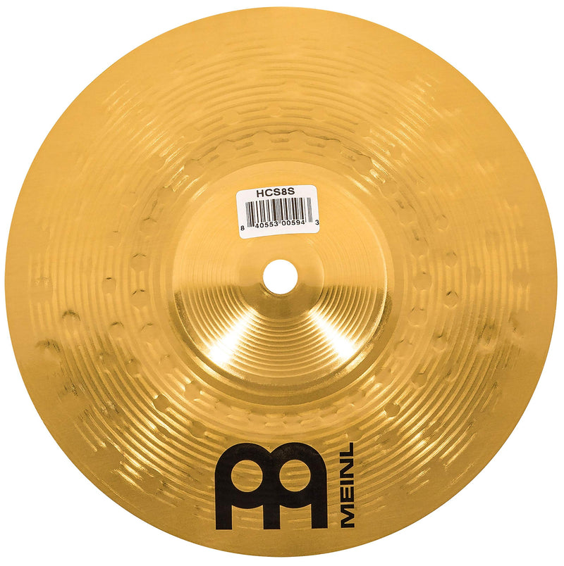Meinl Cymbals 8” Splash Cymbal – HCS Traditional Finish Brass for Drum Set, Made In Germany, 2-YEAR WARRANTY, (HCS8S) 8" Splash