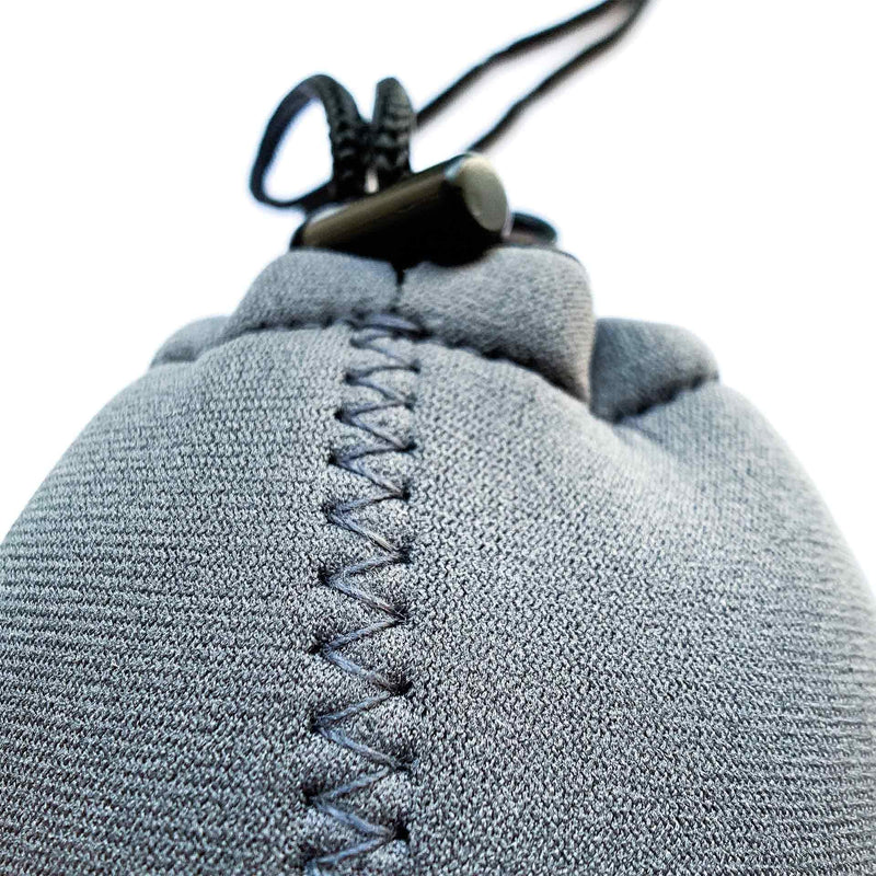 Original Lensball Bag - Protective Crystal Ball Bag - Space Grey Woven Neoprene with Velvet Interior - 80 mm 80mm