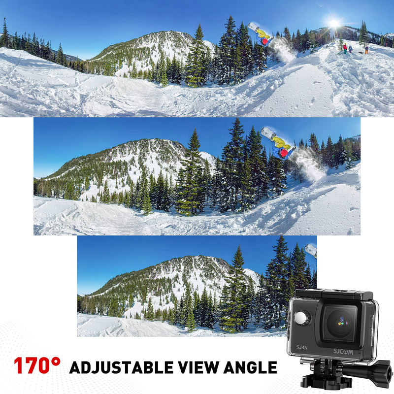 [AUSTRALIA] - SJCAM SJ4K 4K30FPS Action Camera WiFi Ultra HD Underwater Camera 170 Degree Wide Angle 98FT Waterproof Camera with Case 