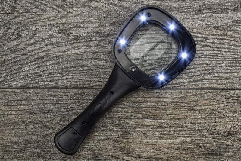 SE 4x UV/LED Illuminated Handheld Magnifier - ML1065LV