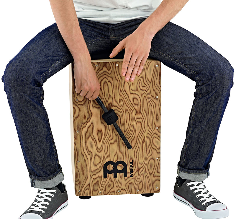 Meinl Percussion Bass Beat Cajon Brush with Straight Polymer Bristles, Soft Foam Rubber for Low Notes-MADE IN USA-Equipped with Two Adjustable Control Rings, 2-YEAR WARRANTY (CB4) Bass Beat Brush (single)