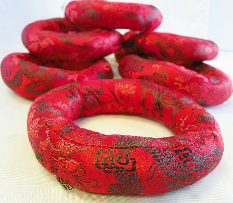 bowlsofnepal F697 Silk Brocade Cushion Pillow for Tibetan Singing Bowl Handmade in Nepal