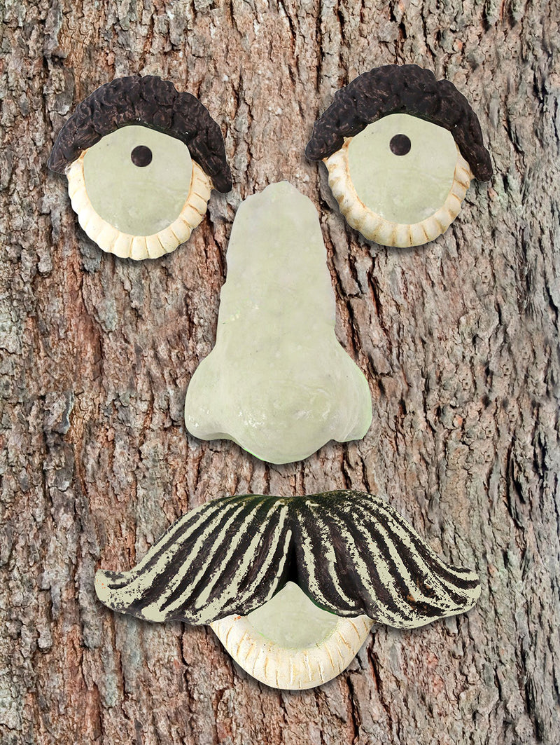 Red Carpet Studios 49052 Glow in The Dark Tree Face, Man with Mustache
