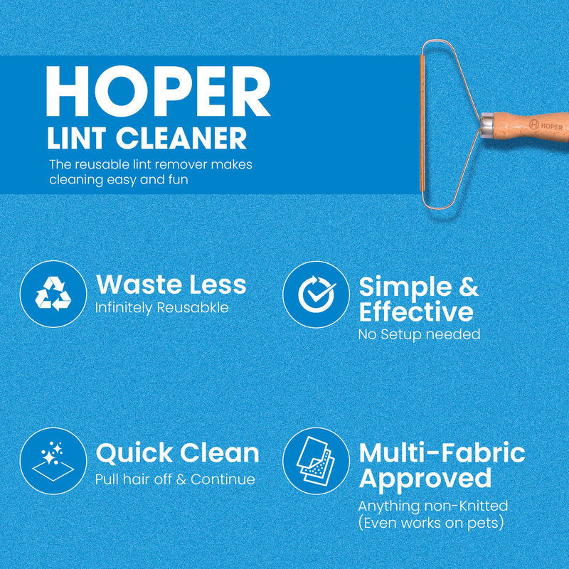 Pet Hair Remover - Portable lint Cleaner Pro - Dog & Cat Hair Remover for Couch, Clothes, Furniture, Rugs, Blanket & Carpet Lint Scraper Pack of 2