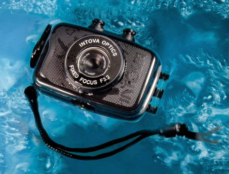 Intova Duo Waterproof HD POV Sports Video Camera Black