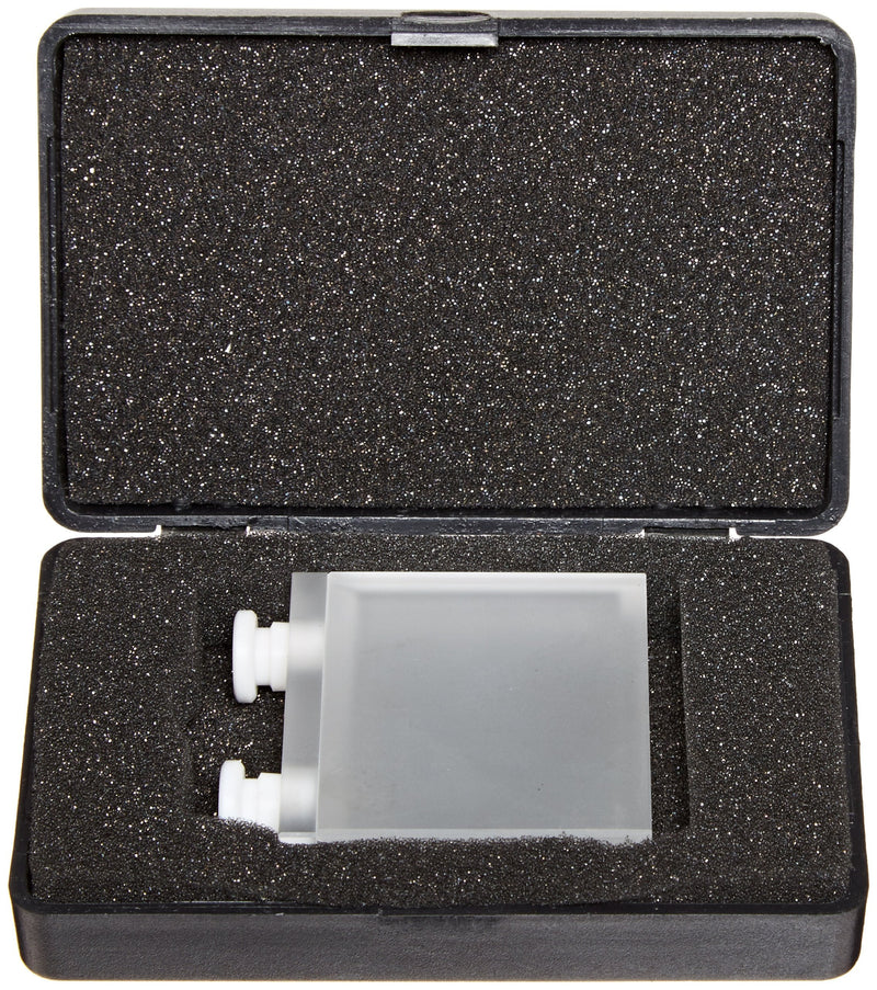 Varsal Type 29-Q-50 Spectrosil Quartz Semi Micro Spectrophotometer Cell with Stopper, 50mm Pathlength, 7.0ml Capacity, 180nm to 2500nm Range (Case of 1)