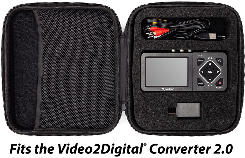 ClearClick Carrying & Storage Case - Fits Video to Digital Converter 2.0/3.0 or HD Video Capture Box Ultimate