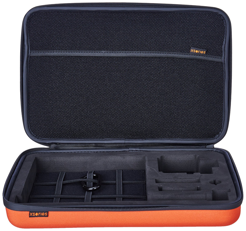 XSories Large Capxule, GoPro Case with Pre-Cut Foam Inlays, Fits All GoPro Housings, GoPro Accessories, GoPro 3, GoPro 3+, GoPro Case 4 (Orange) Orange