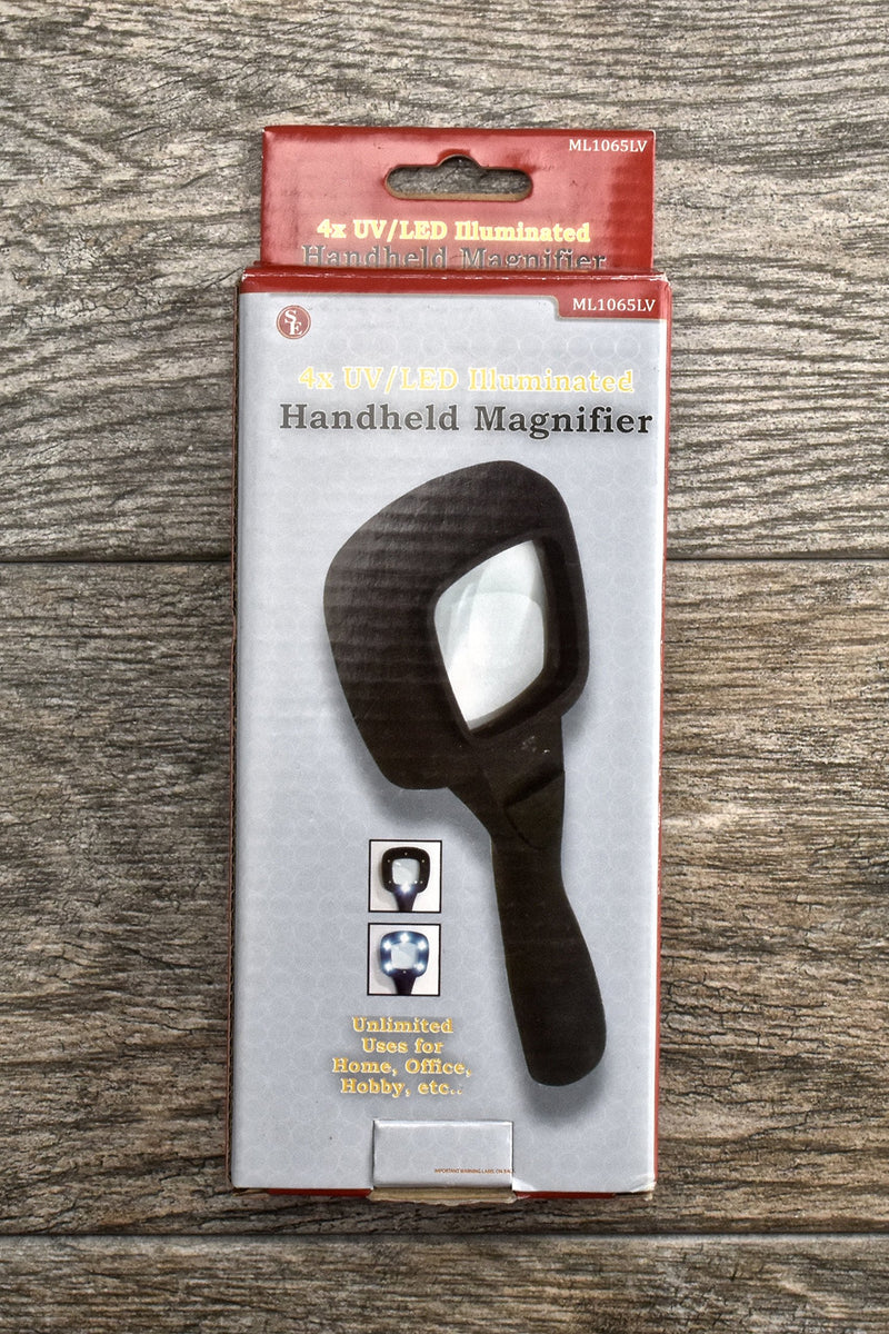 SE 4x UV/LED Illuminated Handheld Magnifier - ML1065LV