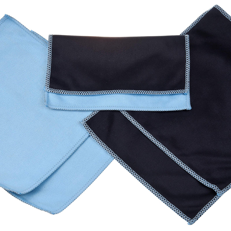Kare & Kind 5X Microfiber Cleaning Cloths - Double-Sided - for Cleaning Glasses, Eyeglasses, Camera Lens, iPad, Tablet, Smartphone, Laptop, Computer, TV and LCD Screens and Other Delicate Surfaces 5 Pack - Double-Sided Cleaning Cloths