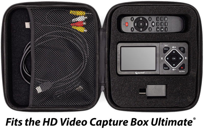 ClearClick Carrying & Storage Case - Fits Video to Digital Converter 2.0/3.0 or HD Video Capture Box Ultimate