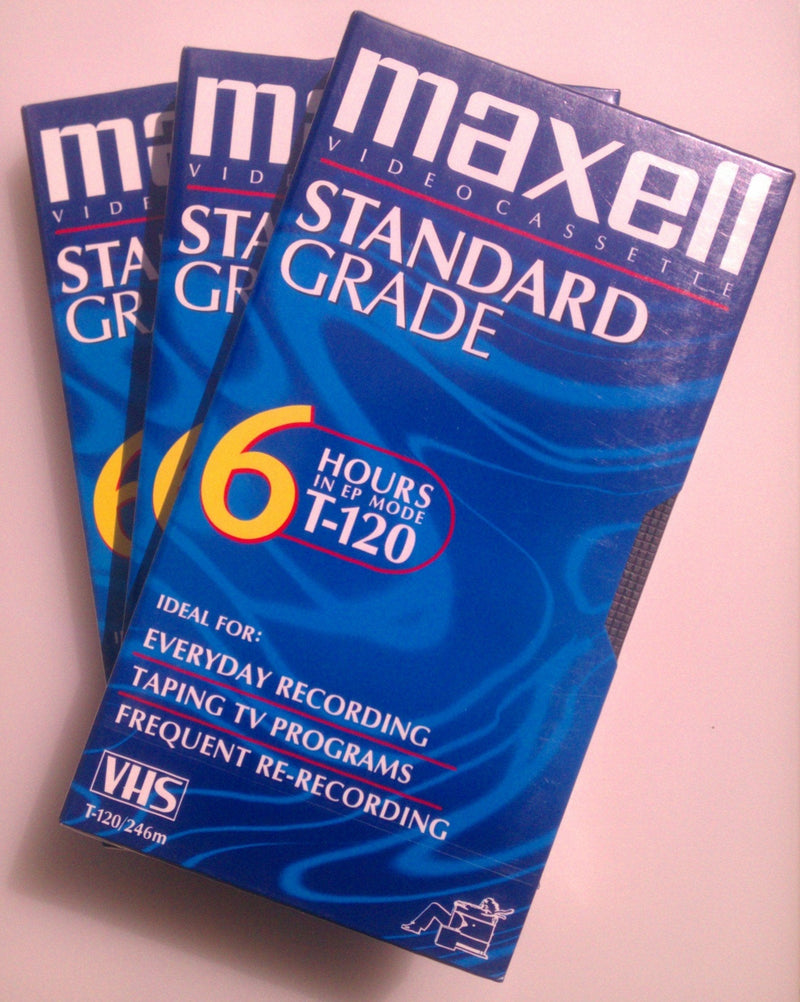 Maxell T-120 STD - Standard Grade Videocassette