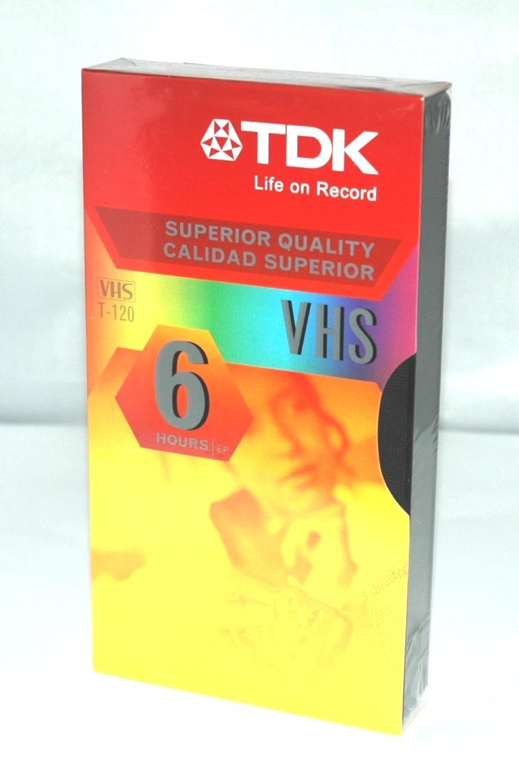 TDK T-120 VHS Cassette - 6 Hour