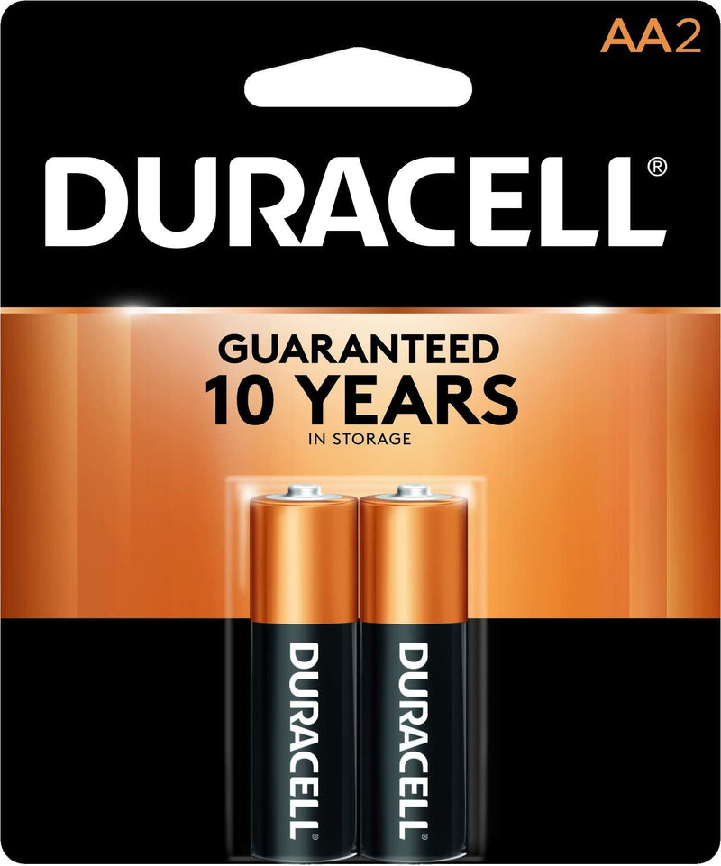 Duracell - CopperTop AAA Alkaline Batteries - long lasting, all-purpose Triple A battery for household and business - 2 Count
