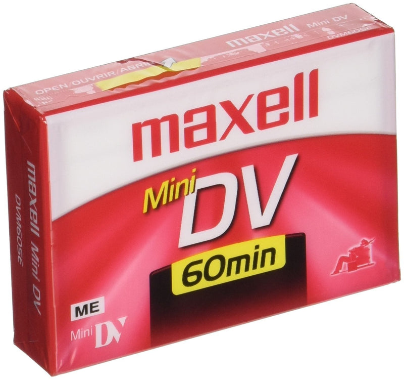 Maxell 298012 Advanced Digital Picture Technology 60 Minute Recording SPmode Time Mini DVD Cassette 1 Pack