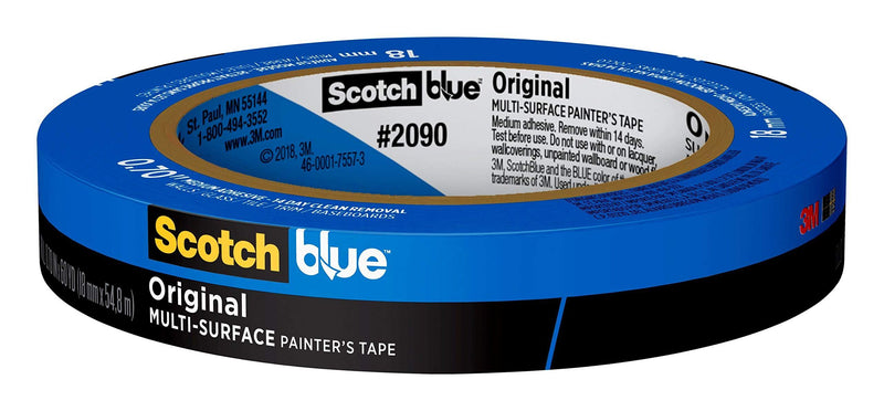 [AUSTRALIA] - ScotchBlue Original Multi-Surface Painter's Tape, .70 inches x 60 yards, 2090, 1 Roll 