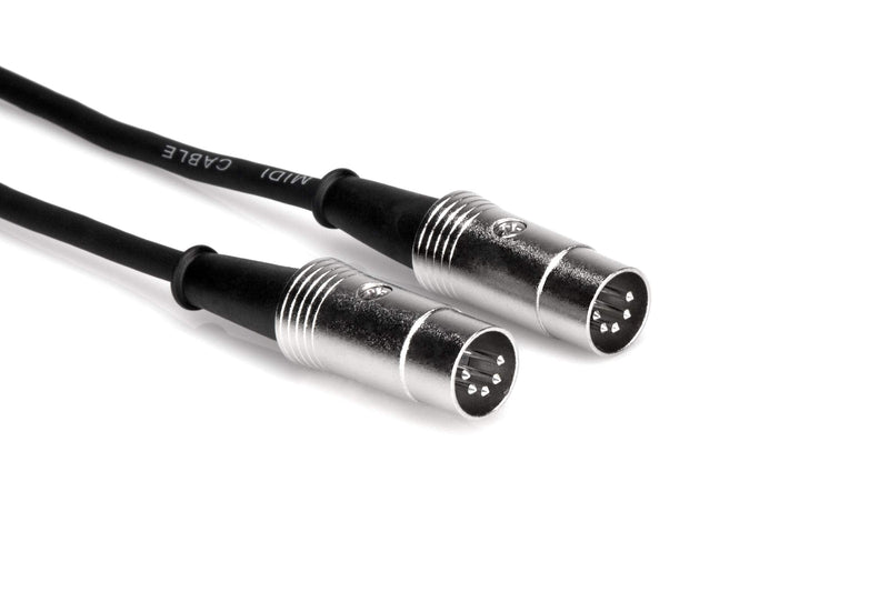 Hosa MID-503 Serviceable 5-Pin DIN to Serviceable 5-Pin DIN Pro MIDI Cable, 3 Feet