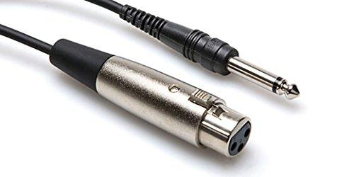 [AUSTRALIA] - Hosa PXF-105 XLR3F to 1/4" TS Unbalanced Interconnect Cable, 5 Feet 