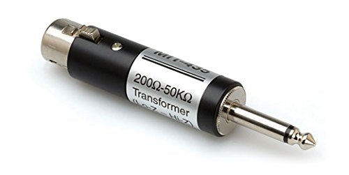 Hosa MIT-435 XLR3F to 1/4" TS Impedance Transformer