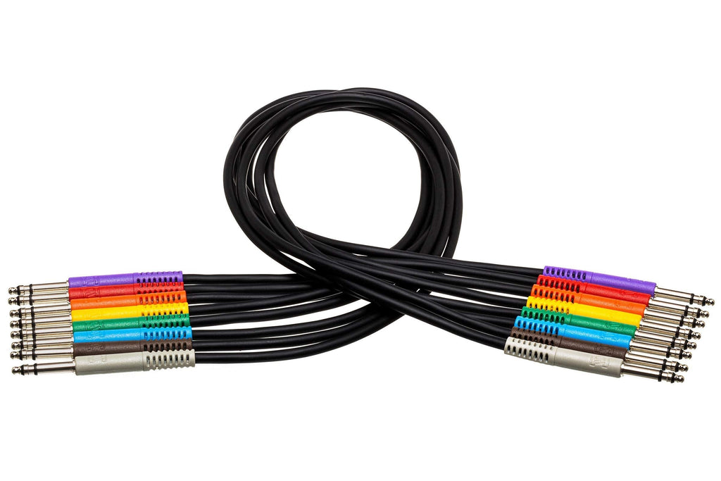 [AUSTRALIA] - Hosa TTS-845 Balanced Patch Cables, TT TRS to Same, 1.5 ft 