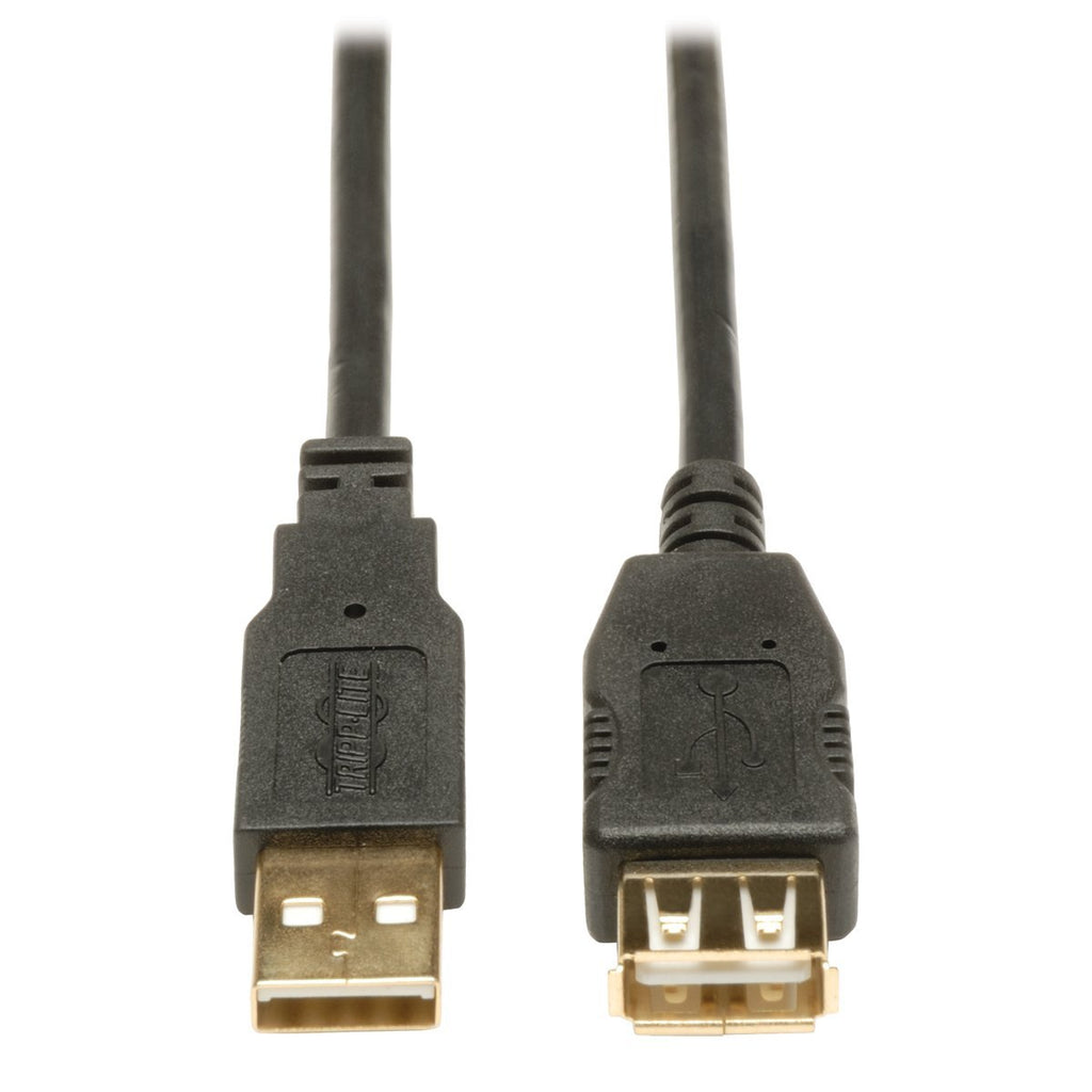 Tripp Lite USB 2.0 Hi-Speed Extension Cable (A M/F), Black , 10-ft. (U024-010) 10 ft.