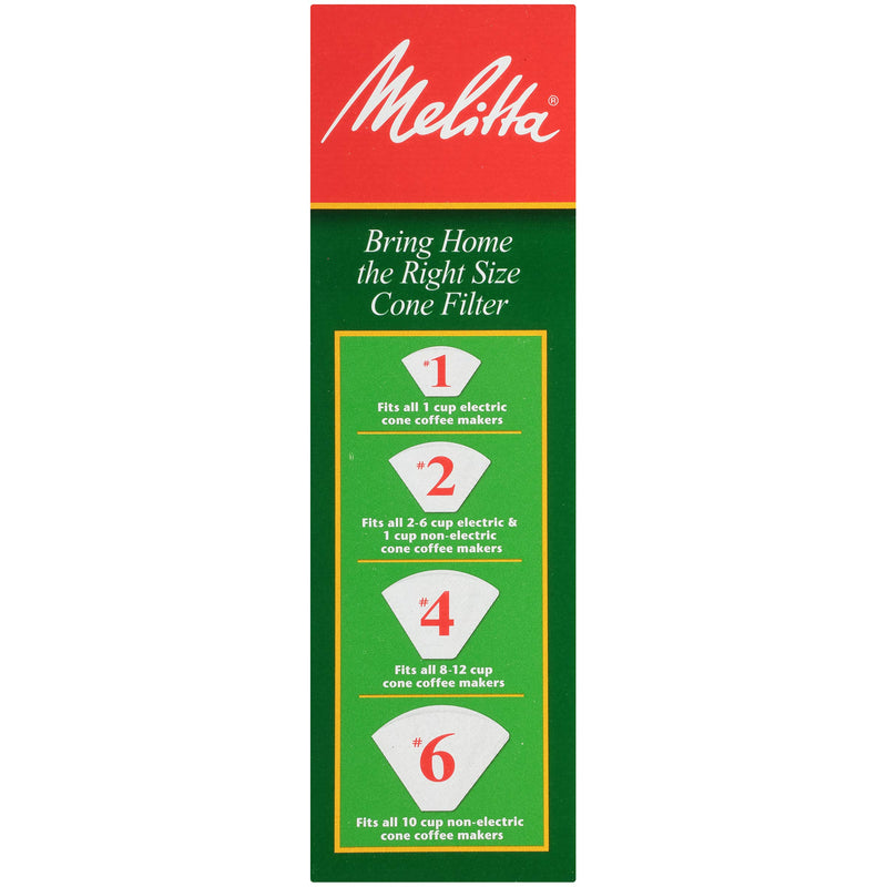 [AUSTRALIA] - Melitta #2 Cone Coffee Filters, White, 100 Count 100 Count (Pack of 1) 