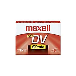 Maxell 298022 60 Minute Digital Mini Video Camcorder Tape - 4 Pack