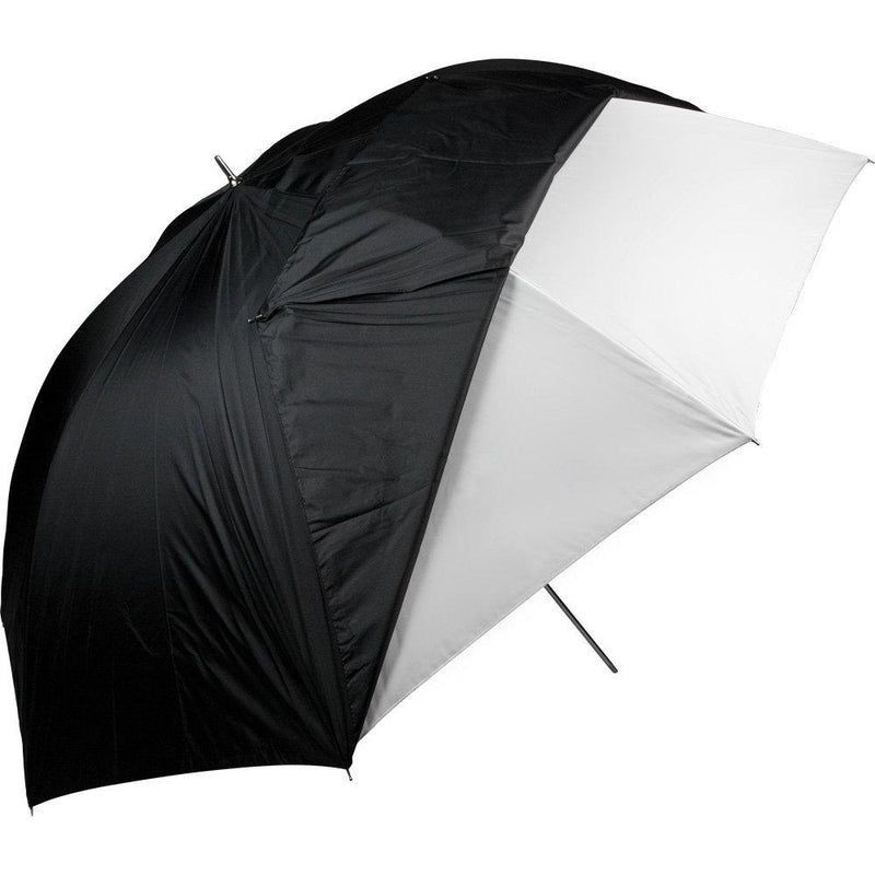 Westcott 2021 60-Inch Optical White Satin with Removable Black Cover Umbrella